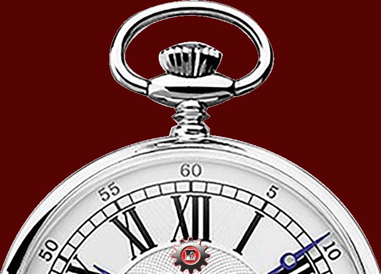 reloj de bolsillo antiguo de plata